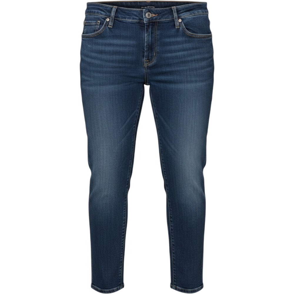 7 For All Mankind Roxanne Crop Jeans Medium Wash Slim Straight Denim Size 31